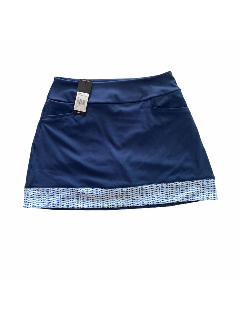 Adidas Navy Blue Ultimate 365 Printed Knit Skort